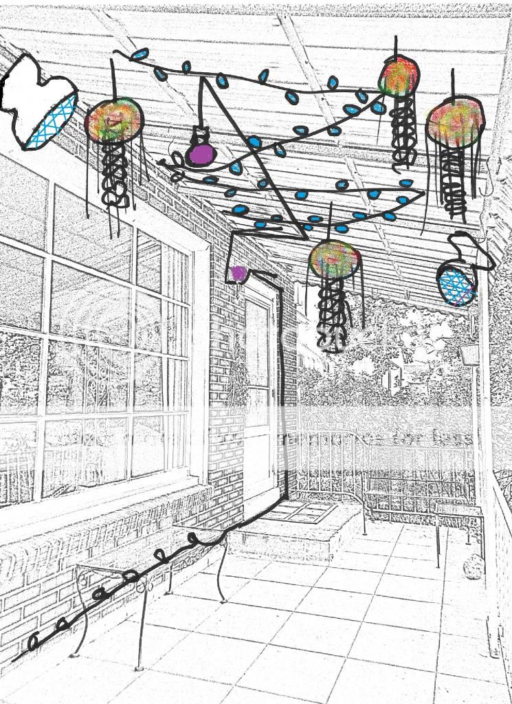 The Pumpkin Carver Lighting Sketch